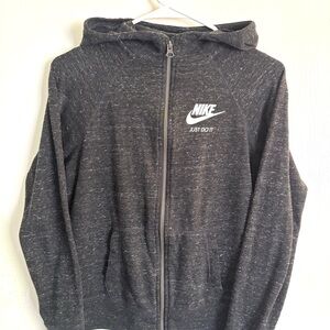 Nike Black Zip-Up Hoodie